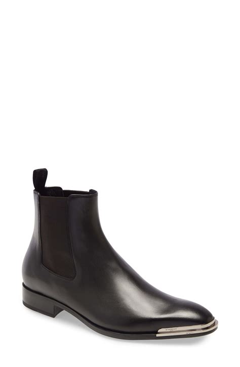 Shop Givenchy Dallas Leather Chelsea Boots 